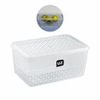 Pote Multiuso C/ Tampa 2 Lt Transparente Microondas Freezer