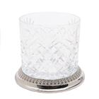 Pote Multiuso De Zamac Cristal Prateado 15x21 5cm Lyor 3972