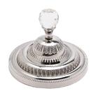 Pote Multiuso De Zamac Cristal Prateado 15x21 5cm Lyor 3972