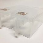 Pote Organizador Com Alça E Tampa Transparente 30 X 15 X 12 C