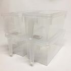 Pote Organizador Com Alça E Tampa Transparente 30 X 15 X 12 C