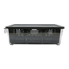 Pote Organizador de Geladeira Cinza 3,87L 10,2x32,2x10cm Delinia