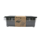 Pote Organizador de Geladeira Cinza 3,87L 10,2x32,2x10cm Delinia