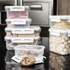 Pote Organizador Hermético Empilhável Click Quadrado 1500ml