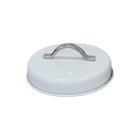 Pote Para Açúcar Em Metal Branco Redondo 1,65l - Casambiente