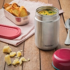 Pote Para Alimentos Freezinox Em Aco Inox Com Tampa Plastica