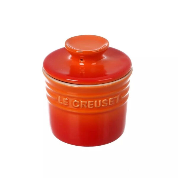 Pote Para Manteiga Em Cerâmica Le Creuset 10,5x9cm Laranja