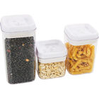 Pote Para Mantimentos Hermético Quadrado 500ml Casa Do Chef