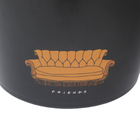 Pote Pipoca Plastico Friends Preto 21,5x16.8x20cm 5lt