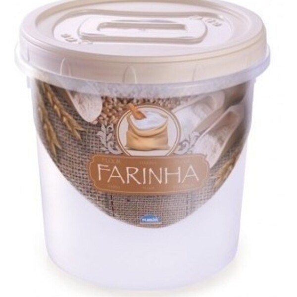 Pote Pl Plasutil Redondo Farinha 1.8lt