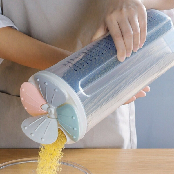 Pote Plástico De Armazenamento Com 4 Divisórias 2,8 Litros