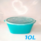 Pote Plástico Free Bpa Multi Uso Vasilha 10l Azul An0920