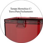 Pote Plástico Hermético Com Trava E Tampa 2 3l Alimentos - Co