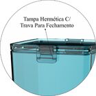 Pote Plástico Hermético Com Trava E Tampa 2 3l Alimentos - Co