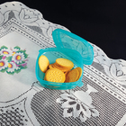 Pote Plástico Herméticos Quadrado Capacidade 796ml Verde Tiff