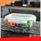 Pote Plasvale De Vidro Retangular 400ml