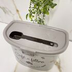 Pote Porta Café E Filtro Organizador Com Colher Plasúltil