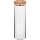 Pote Porta Mantimentos Com Tampa Bambu Borossilicato 550ml 20