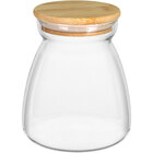 Pote Porta Mantimentos Home&co Com Tampa Bambu Borossilicato