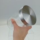 Pote Porta Mantimentos Home&co Vidro 1,2l 16x11x11cm Transpar