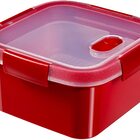 Pote Quadrado 1l Com Válvula Para Micro-ondas Curver Keter