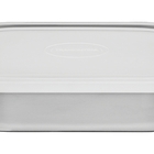 Pote Quadrado Freezinox Em Aco Inox Com Tampa Plastica 16 Cm