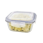 Pote Quadrado Hermético Vidro Boro 1,050l Mimo Style Vd22283