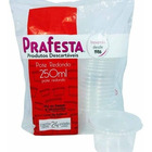 Pote Redondo Com Tampa 250ml Prafesta 24 Unidades