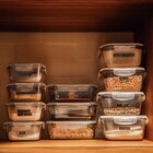 Pote Refratário Mor Retangular 1l Com Tampa Glass