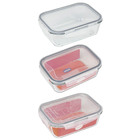 Pote Refratário Mor Retangular 1l Com Tampa Glass