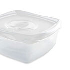 Pote Retangular Em Plástico Plasvale Wave 1 3 Litro