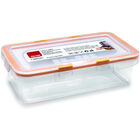 Pote Retangular Silicone 600ml Pêssego Ibili