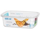 Pote Retangular Volare 600ml Alto Rischioto