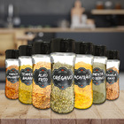 Pote Tempero  Condimento Kit 14 Potes+24 Etiquetas Adesivas T