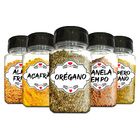 Pote Tempero Kit 12 Potes+24 Etiquetas Adesivas Porta Condime