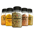 Pote Tempero Kit 8 Potes+24 Etiquetas Adesivas Porta Condimen