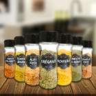 Pote Tempero Kit Potes+24 Etiquetas Adesivas Porta Condimento