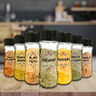 Pote Tempero Kit Potes+24 Etiquetas Adesivas Porta Condimento