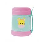 Pote Termico Infantil Bebe Aço Inox Animais C/ Colher Buba -