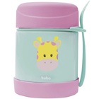 Pote Termico Infantil Bebe Aço Inox Animais C/ Colher Buba -