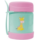 Pote Termico Infantil Bebe Aço Inox Animais C/ Colher Buba -
