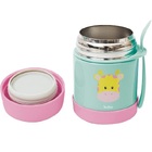 Pote Termico Infantil Bebe Aço Inox Animais C/ Colher Buba -