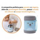 Pote Termico Infantil Com Colher Gumy Azul Buba 12471