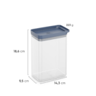 Pote Transparente e Azul 1,75L 18,6x9,5x14,3cm Experience Modular Electrolux