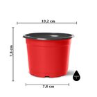 Pote Vaso De Plástico Flexível Tipo Holambra Np11 Nutriplan C