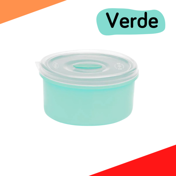 Pote Wave Redondo Plasvale 1 0 Litro - Verde
