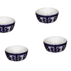 Potes (4) Para Finger Food Em Porcelana Feita E Pintada A Mão