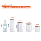 Potes De Manti Quad 800/1100/1400/1900 C/tampa Bambu - 4 Pçs