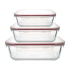 Potes De Vidro Hermético 6 Peças - Casambiente Jgti004/2