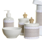 Potes, Garrafa, Molhadeira E Porta Álcool-gel Capa E Corôa